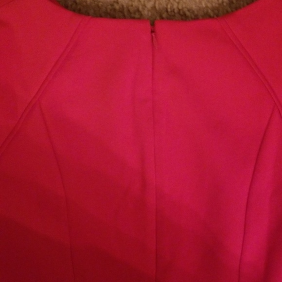 J. Crew Red Fit & Flirty Dress - Picture 4 of 5